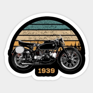 1926 - 1939 Kompressor Vintage Motorcycle Design Sticker